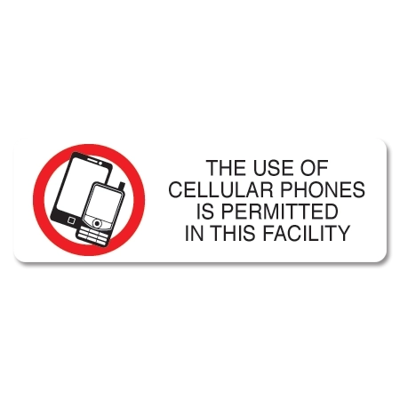 The Use of Cellular Phones Is Permitted In This Facility