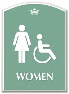 Women Sign w/Female & ISA Symbols