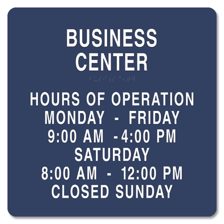 8-Line Common Room Sign