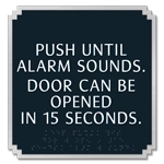 Delayed Egress Push/Pull Sign - CA Code