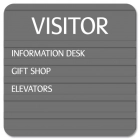 6-Slot Changeable Policy Sign