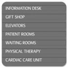 7-Slot Changeable Policy Sign