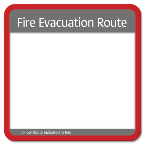 Fire Evacuation Route Holder