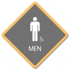 Men Sign w/ISA Symbol