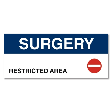 Surgery - Restricted Area