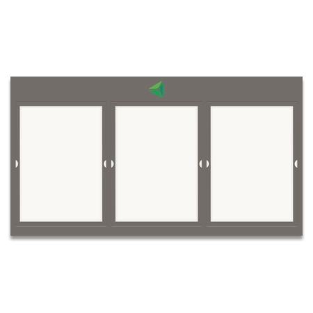 15"h x 27.5"w Menu Board w/Logo