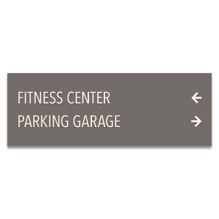 2-Line Directional Sign