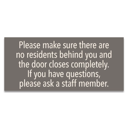 5-Line General Information Sign