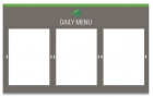 "Daily Menu" Menu Board