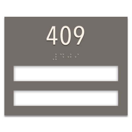 Patient Room Number - 2 Slot