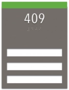 Patient Room Number - 3 Slot