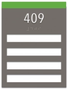 Patient Room Number - 4 Slot