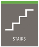 Stairs Sign w/Symbol