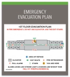 Standard Entrance Evacuation Plans - CA Compliant