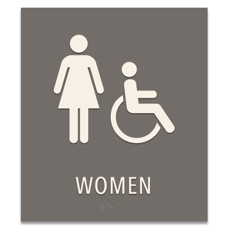 Women Sign w/Female & ISA Symbols