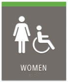 Women Sign w/Female & ISA Symbols