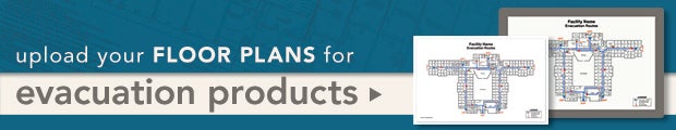 Upload your Floor Plans for evacuation products