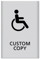 2-Line Custom Symbol Sign