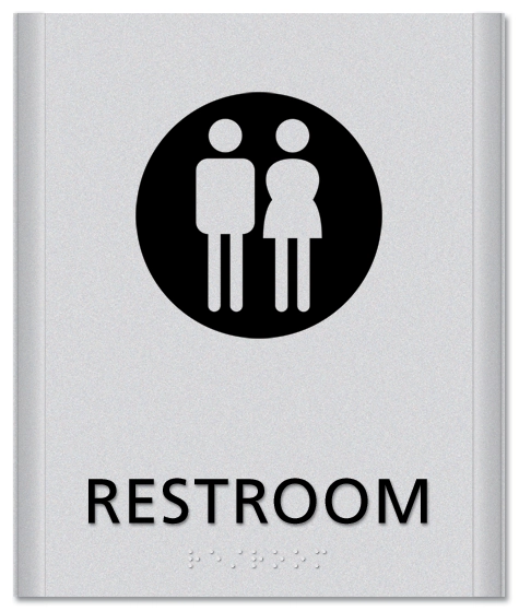 Unisex Restroom Sign