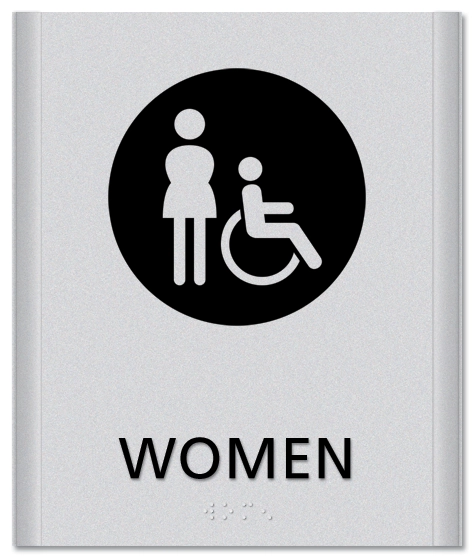 Women Sign w/Female & ISA Symbols